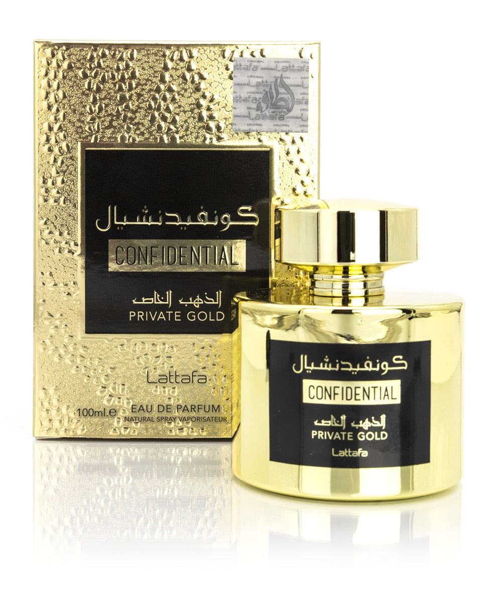 Eau de Parfum Confidential Private Gold – Lattafa – 100 ml