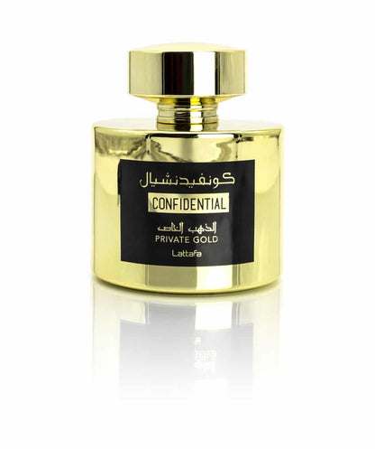 Eau de Parfum Confidential Private Gold – Lattafa – 100 ml